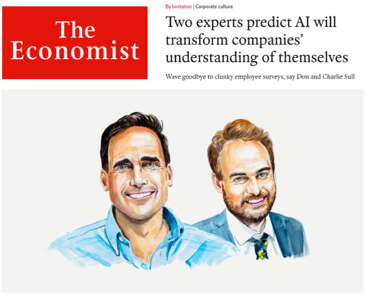 The Economist article featuring our co-founders